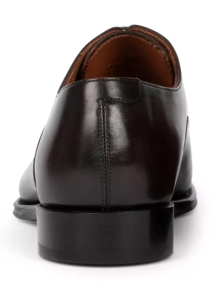 Мужские классические оксфорды Regent Cap Toe из кожи Anthony Veer — изображение 5 из 5, коричневый
