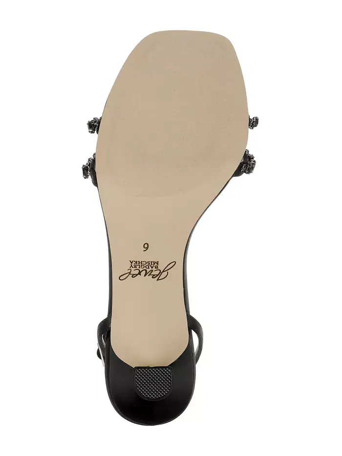 Женские босоножки на низком каблуке Nayla Jewel Badgley Mischka — изображение 5 из 5, черный