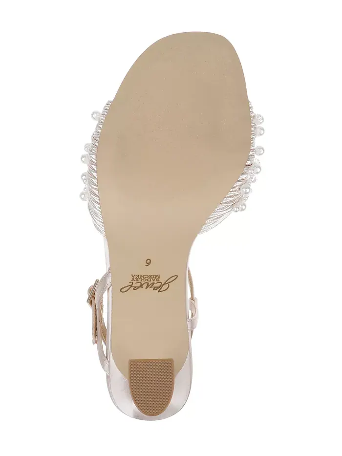 Женские сандалии Fanny Dress Jewel Badgley Mischka — изображение 5 из 5, шампань