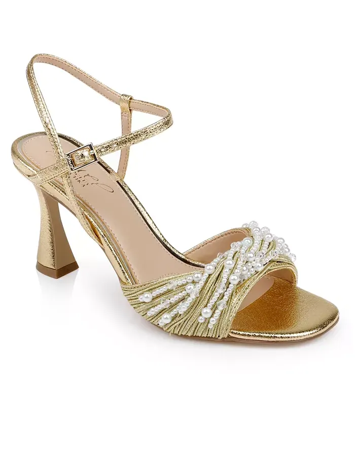 Женские сандалии Fanny Dress Jewel Badgley Mischka — золотистый