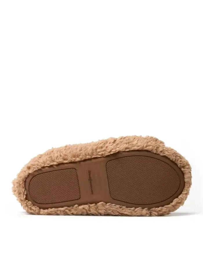 Мужские унисекс домашние тапочки с закрытой пяткой - Santa Dearfoams — изображение 2 из 5, бежевый