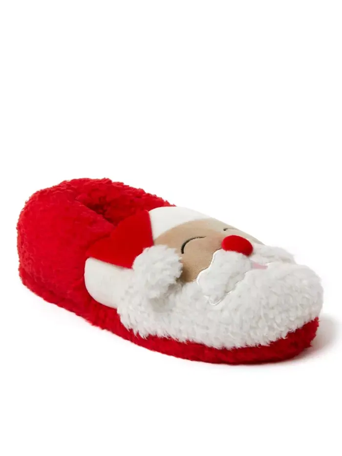 Мужские унисекс домашние тапочки с закрытой пяткой - Santa Dearfoams — изображение 2 из 5, красный