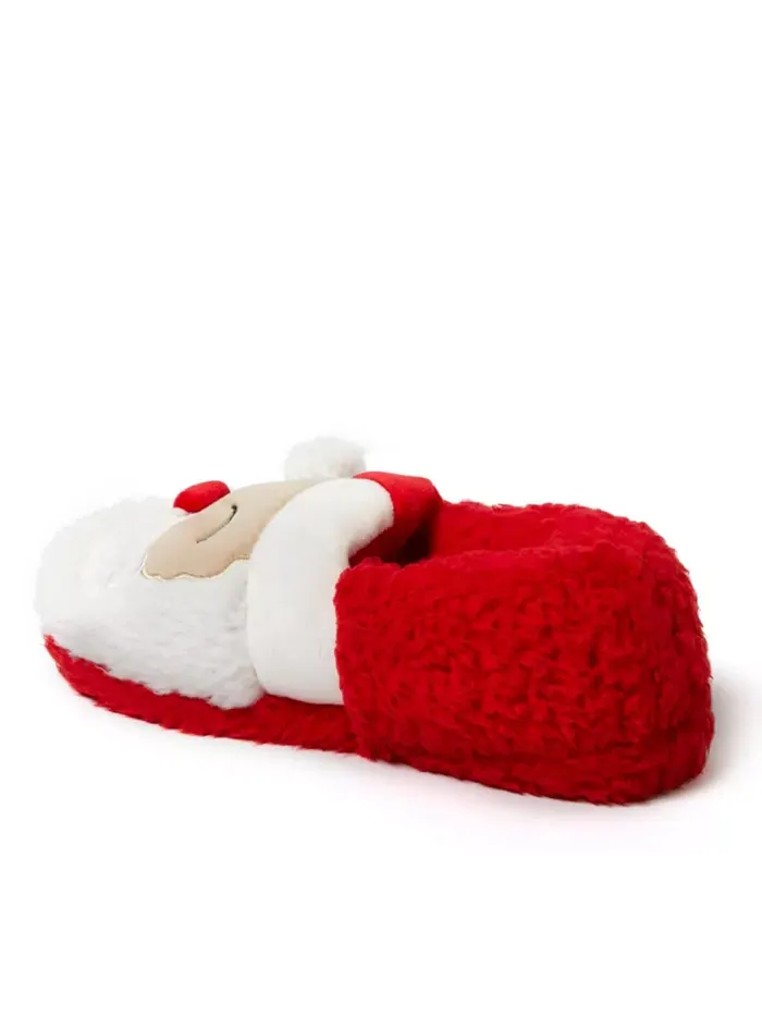 Мужские унисекс домашние тапочки с закрытой пяткой - Santa Dearfoams — изображение 3 из 5, красный