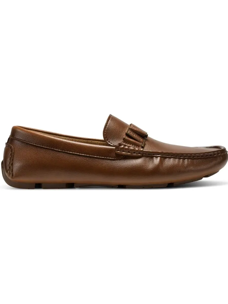 Kenneth Cole Reaction Мужские мокасины Stan Driving Loafers — изображение 2 из 5, коричневый
