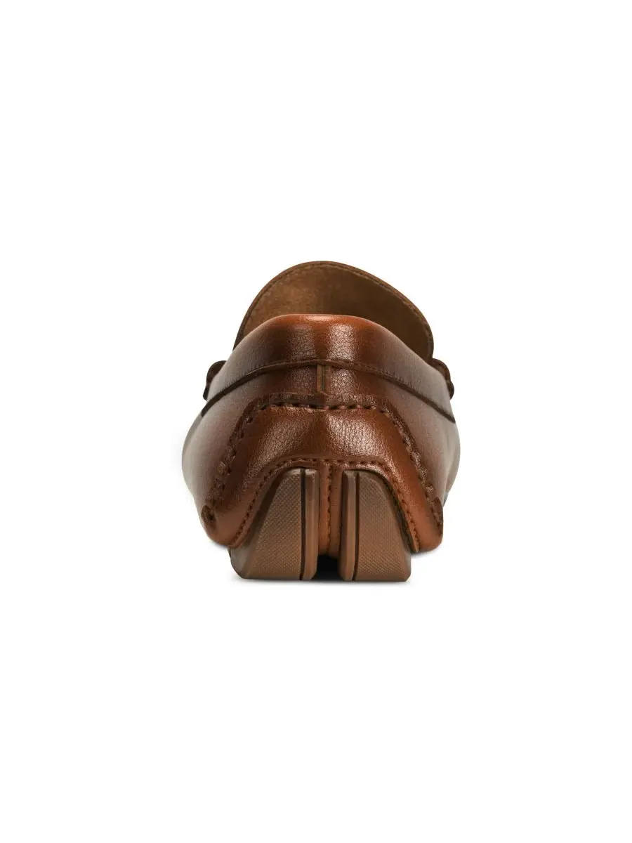 Kenneth Cole Reaction Мужские мокасины Stan Driving Loafers — изображение 3 из 5, коричневый
