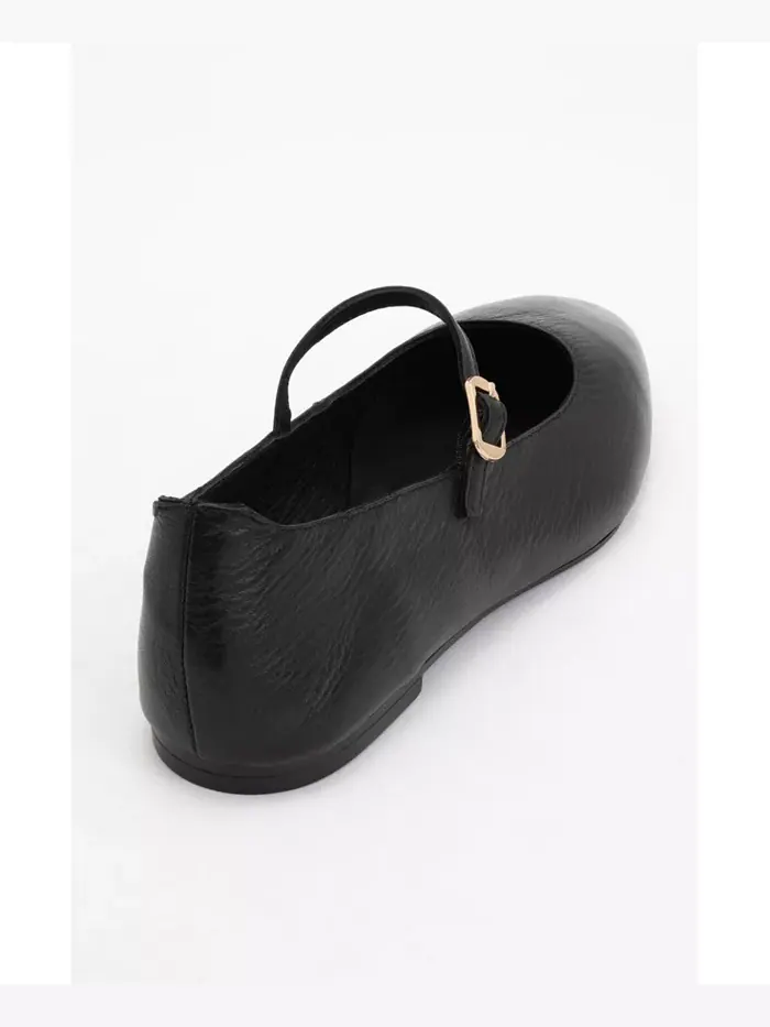 Кожаные балетки Mary Jane Lara Forever & Always Shoes — изображение 3 из 5, черный
