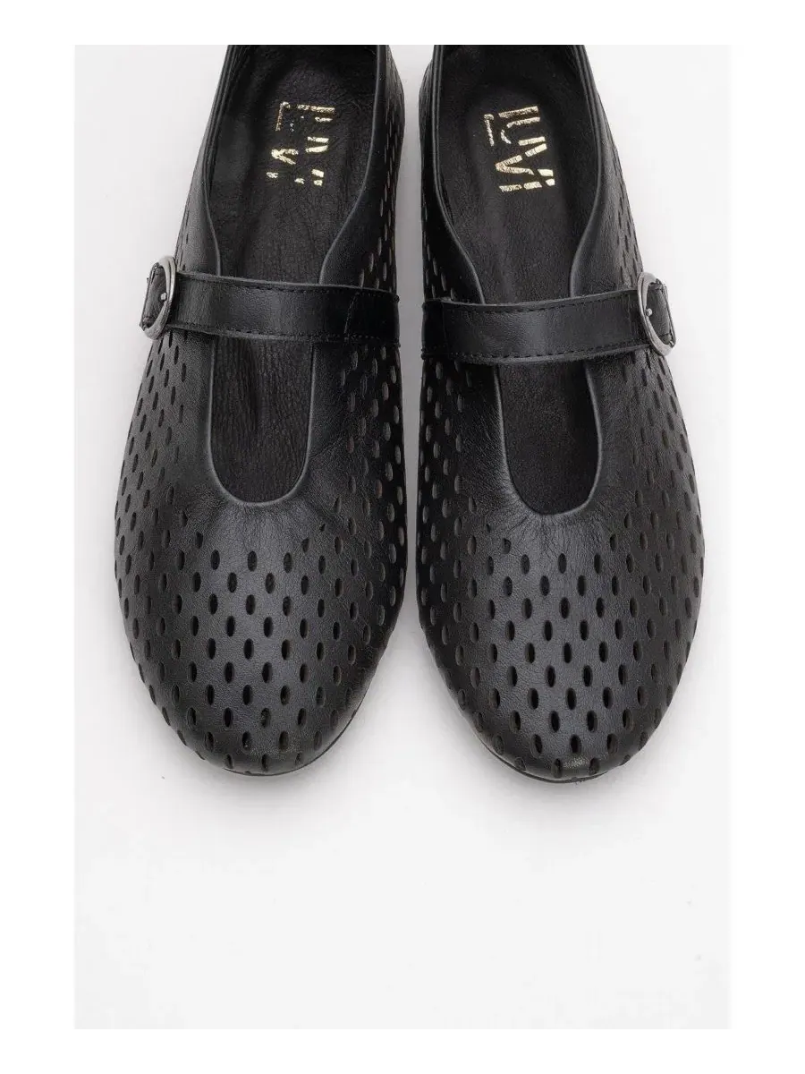 Женские кожаные балетки Arian Forever & Always Shoes — изображение 6 из 6, черный