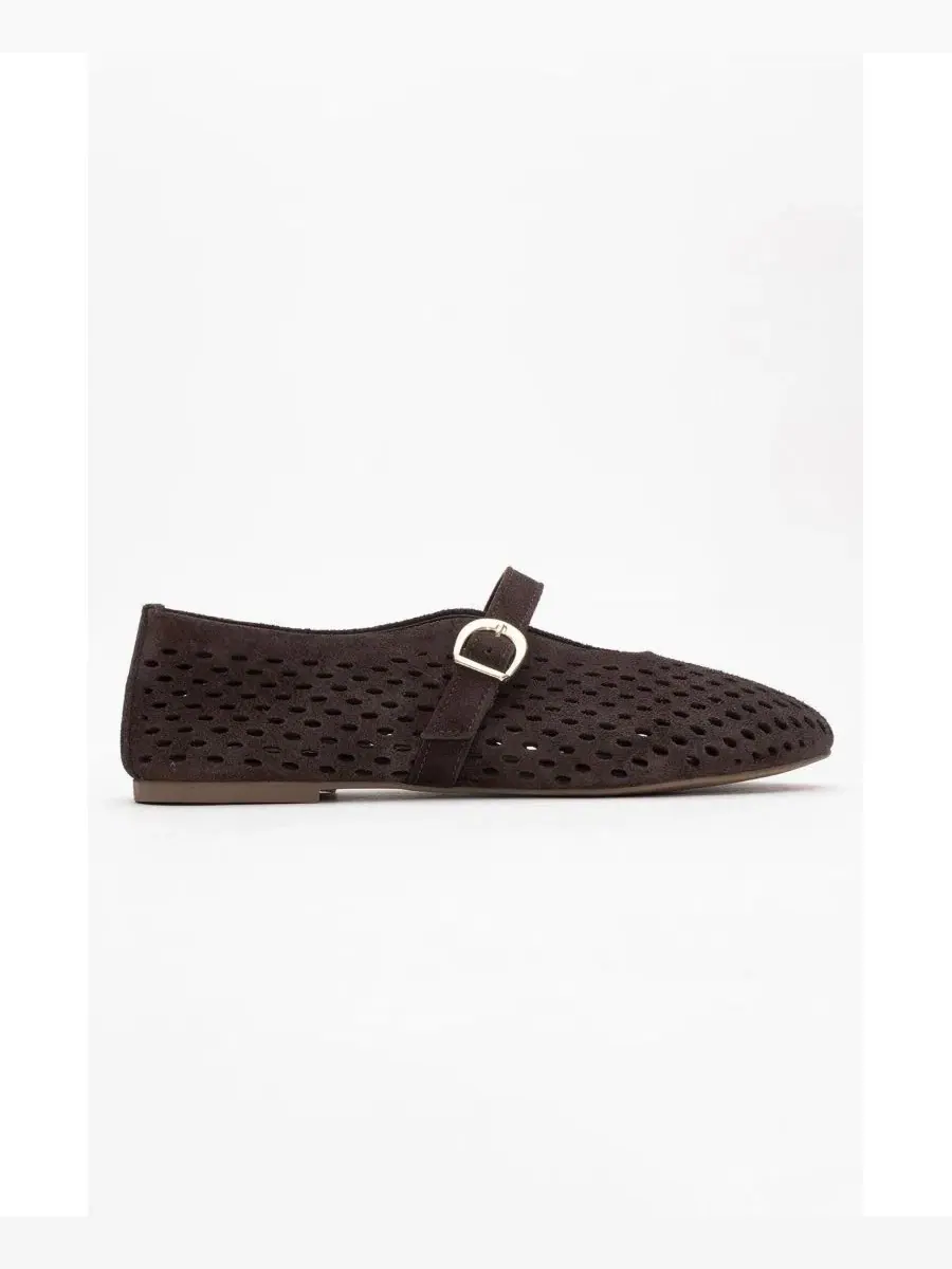 Женские кожаные балетки Arian Forever & Always Shoes — изображение 2 из 6, коричневый