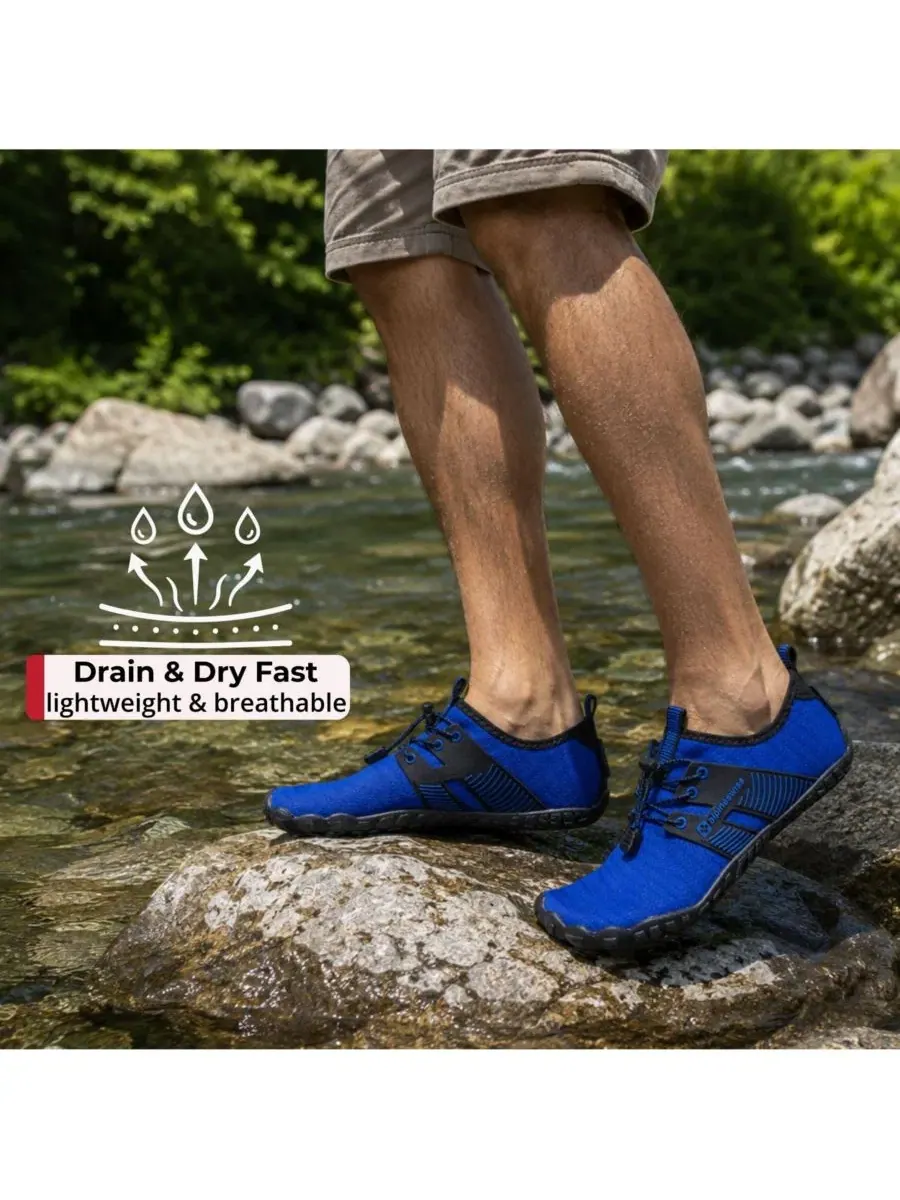 Водонепроницаемые ботинки для воды Alpine Swiss Dylan — изображение 2 из 7, синий