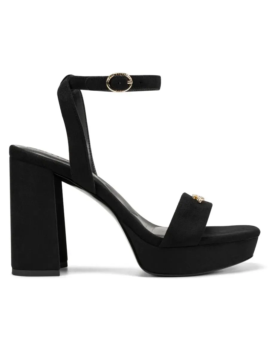 Босоножки на платформе Maleia Platform Ankle Strap KARL LAGERFELD PARIS — изображение 2 из 5, черный