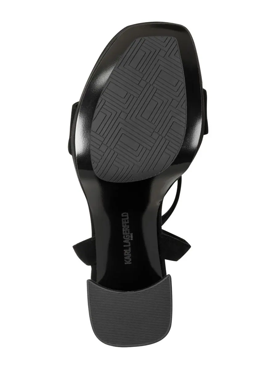 Босоножки на платформе Maleia Platform Ankle Strap KARL LAGERFELD PARIS — изображение 5 из 5, черный