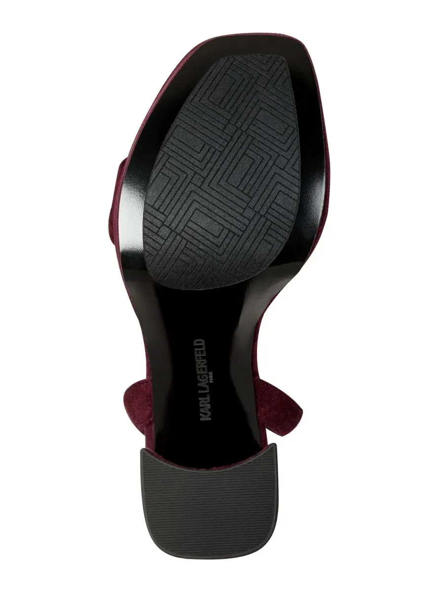 Босоножки на платформе с ремешком на щиколотке Maleia Platform Ankle Strap KARL LAGERFELD PARIS — изображение 5 из 5