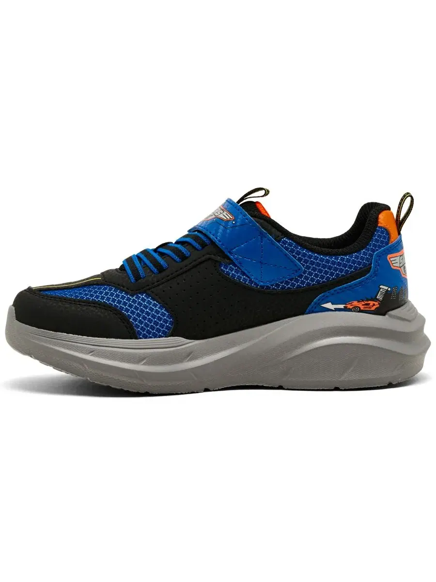 Кроссовки Skechers Little Kids Garage Casual Sneakers — изображение 3 из 6, синий черный