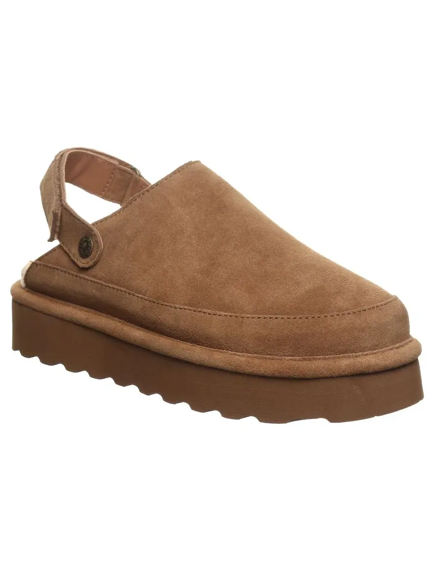 Женские сабо-мюли на платформе с регулируемым ремешком Brooke Platform Suede BEARPAW