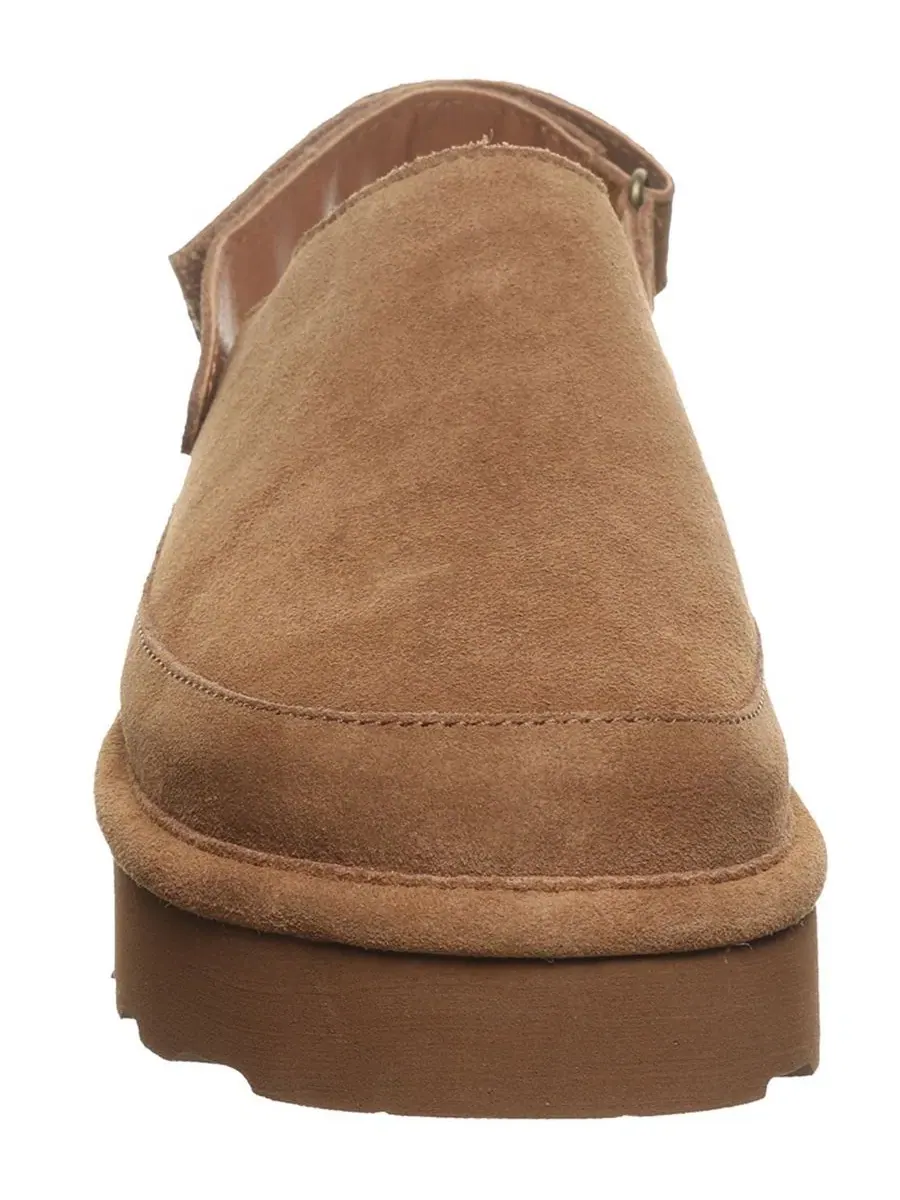 Женские сабо-мюли на платформе с регулируемым ремешком Brooke Platform Suede BEARPAW — изображение 8 из 8, хикори