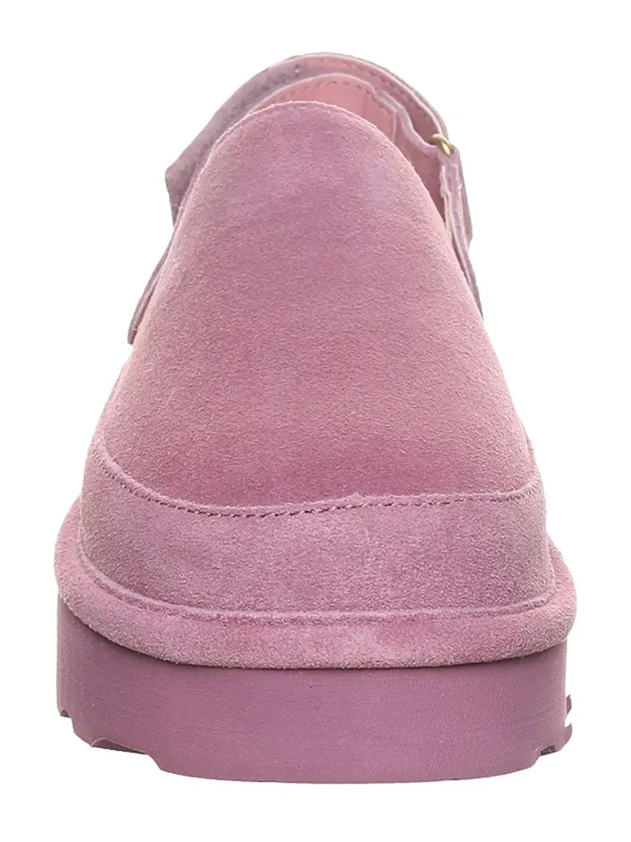 Женские шлепанцы-клоги BEARPAW Brooke Platform Suede — изображение 8 из 8, розовый