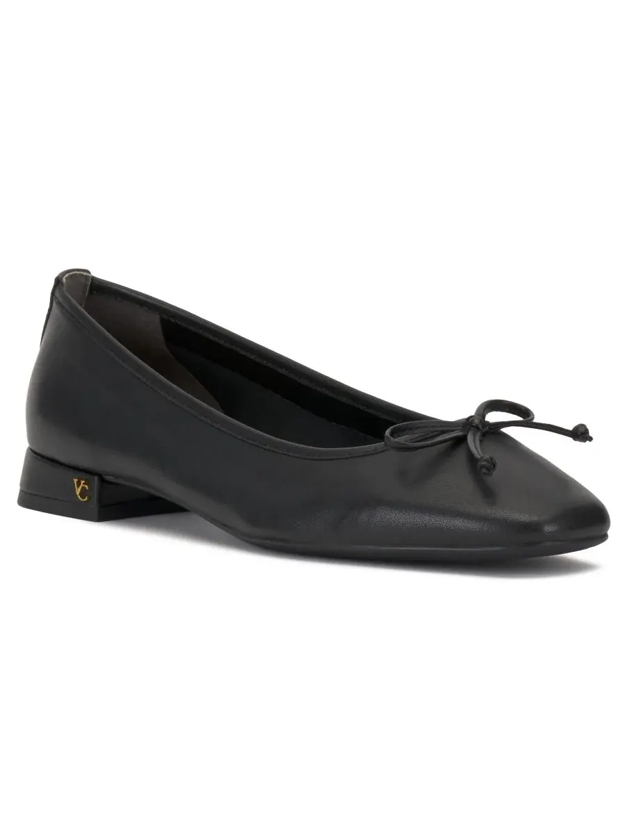Туфли-лодочки на каблуке-блоке Jenlea Block Heel Ballet Flats Vince Camuto — изображение 1 из 5, черный