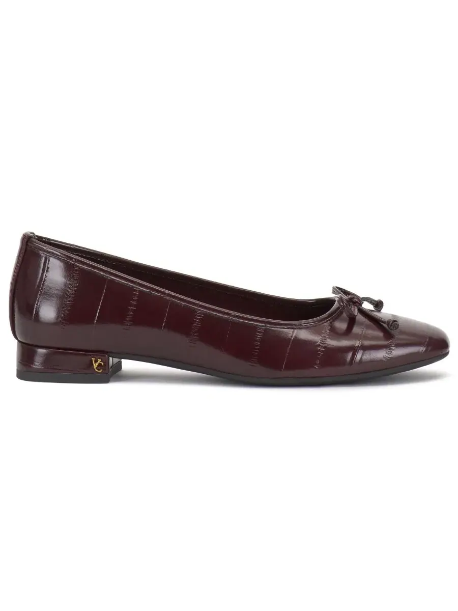 Туфли-лодочки Jenlea Block Heel Ballet Flats Vince Camuto, Pomegranate Croco — изображение 2 из 5
