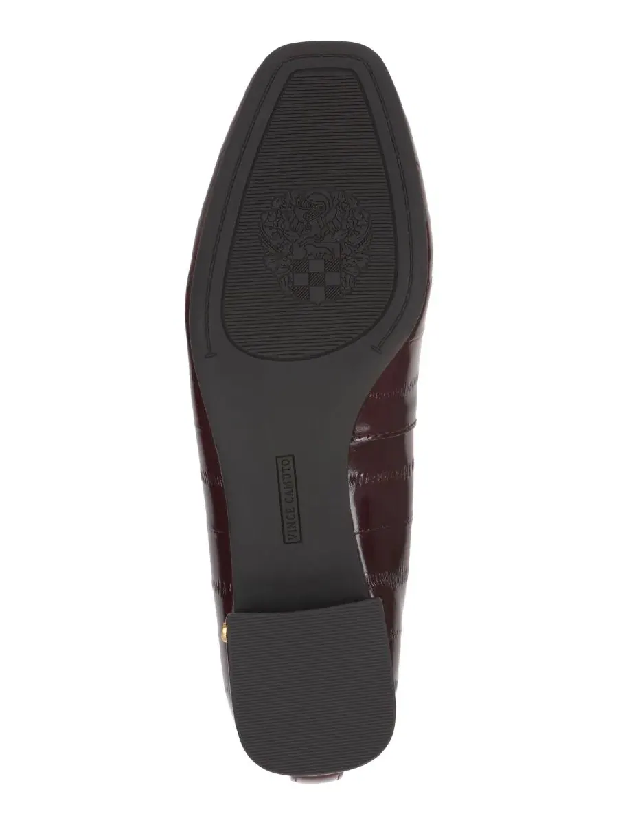 Туфли-лодочки Jenlea Block Heel Ballet Flats Vince Camuto, Pomegranate Croco — изображение 5 из 5
