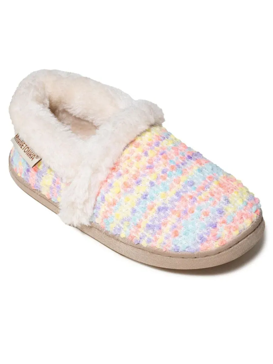 Детские тапочки Daina Faux Fur Minnetonka — изображение 1 из 5, мульти
