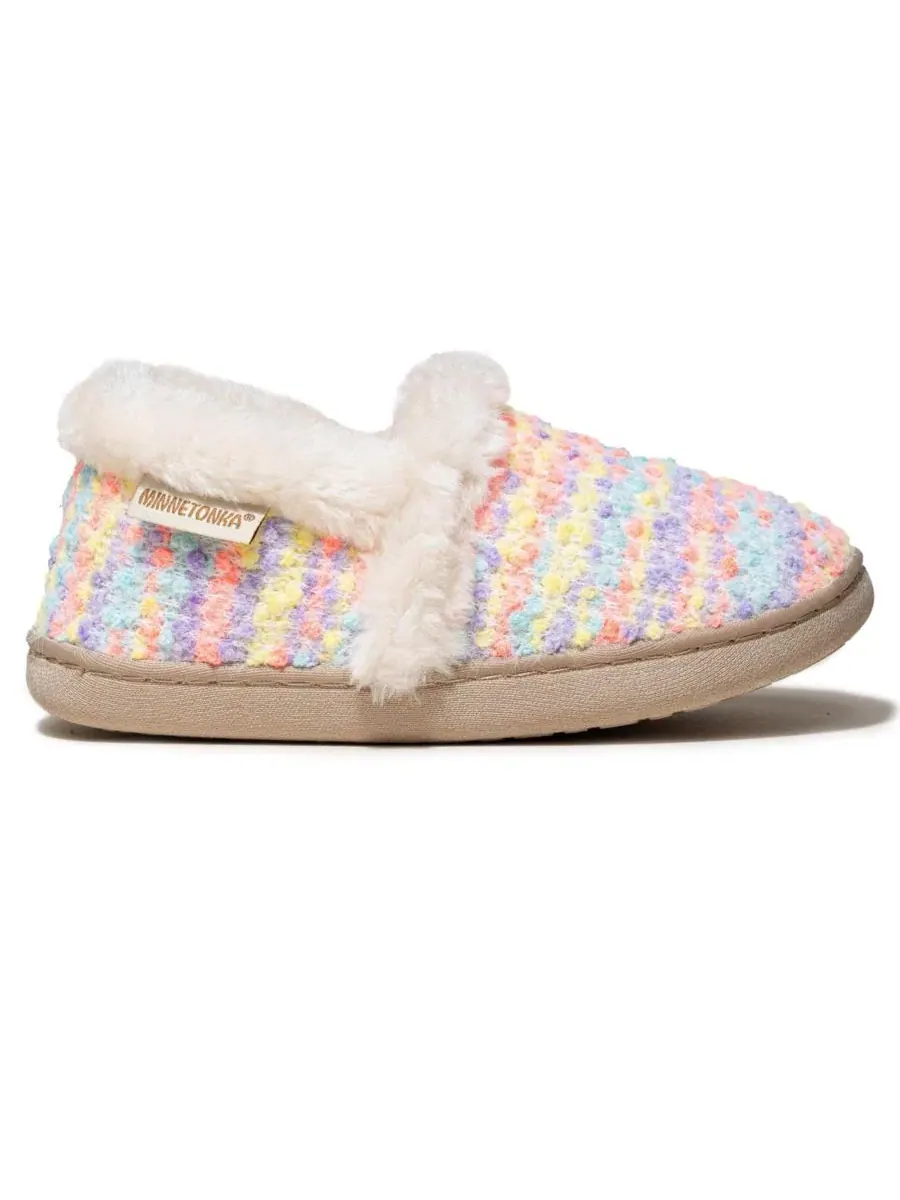 Детские тапочки Daina Faux Fur Minnetonka — изображение 2 из 5, мульти