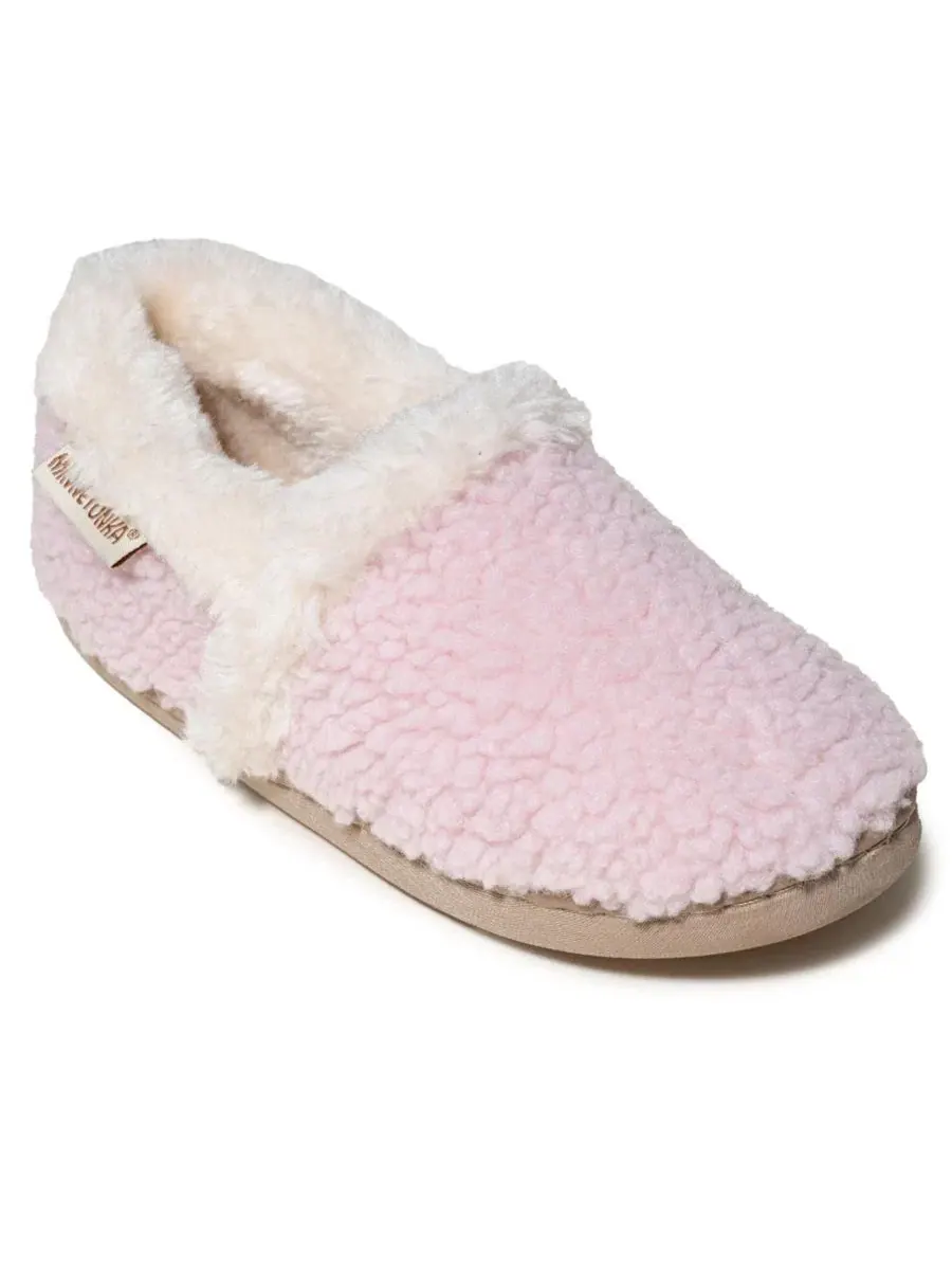 Детские тапочки из искусственного меха Daina Minnetonka — изображение 1 из 5, розовый