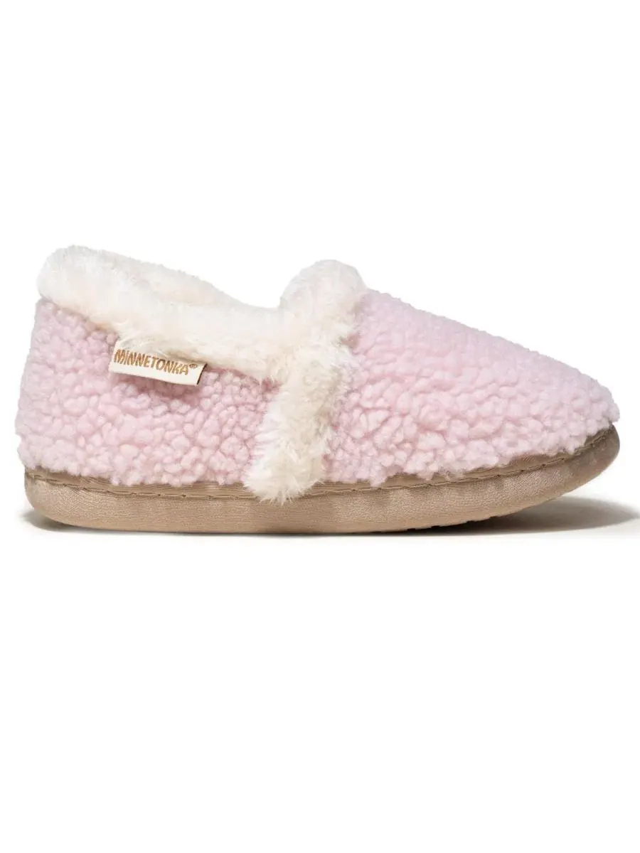 Детские тапочки из искусственного меха Daina Minnetonka — изображение 2 из 5, розовый