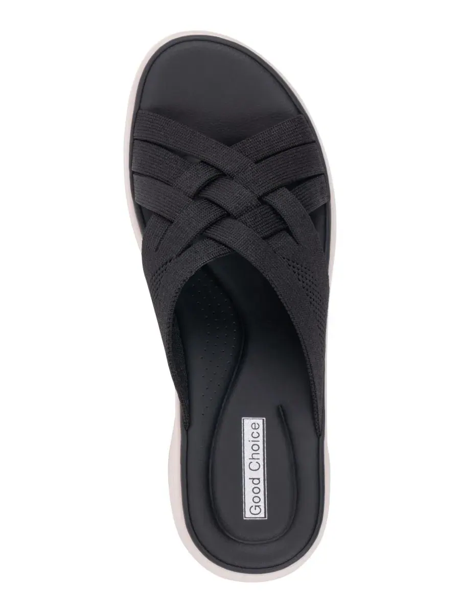 Сандалии Sellena с вязаным верхом GC Shoes — изображение 4 из 5, черный