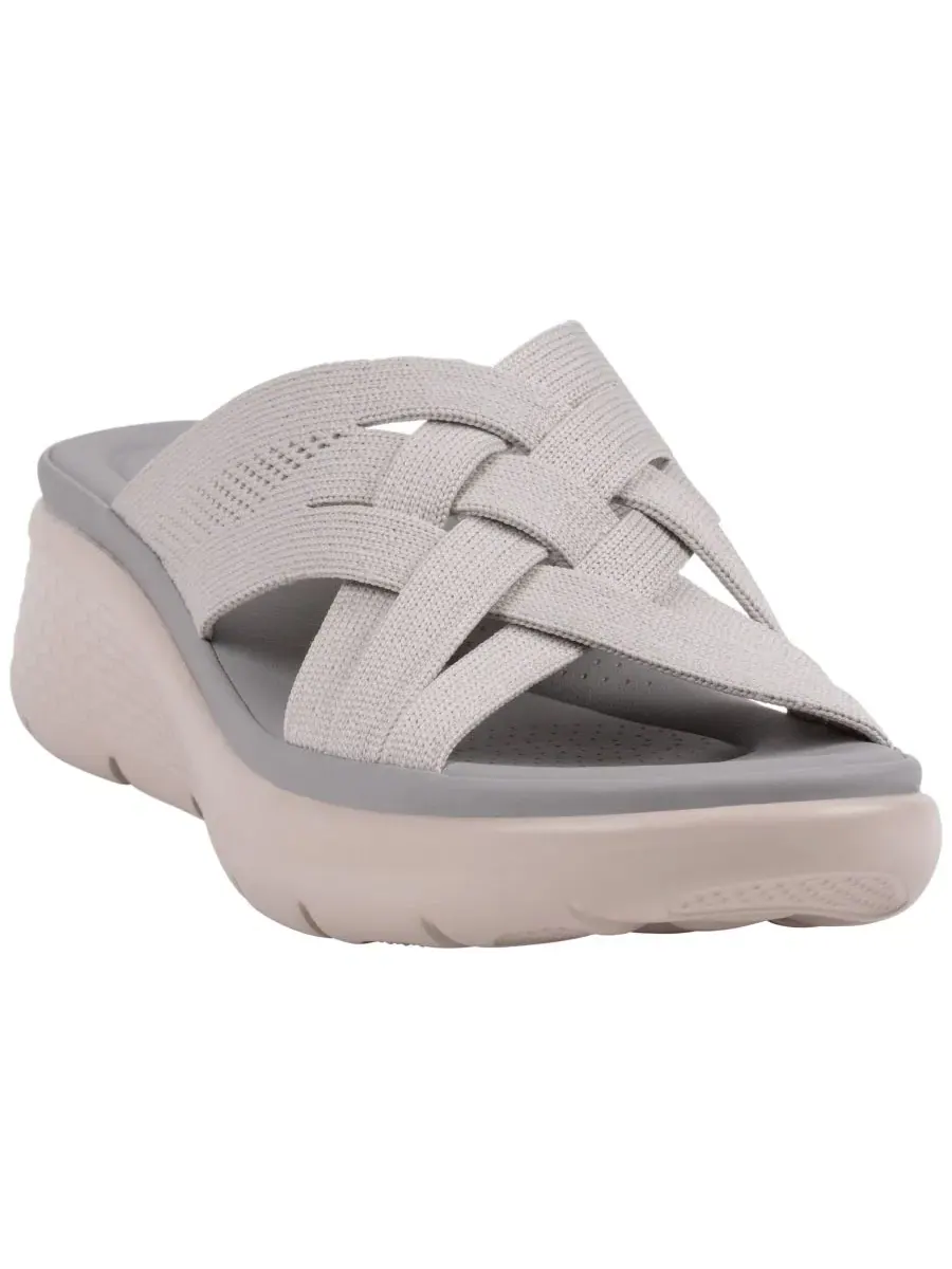 Сандалии Sellena на танкетке с вязаным верхом GC Shoes