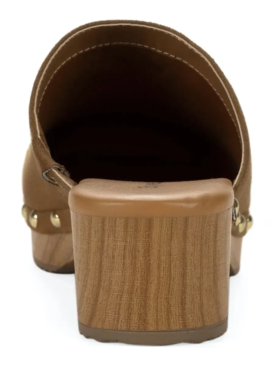 Женские мюли с блочным каблуком, модель Dakotaa Style & Co, Granola Embossed — изображение 3 из 5