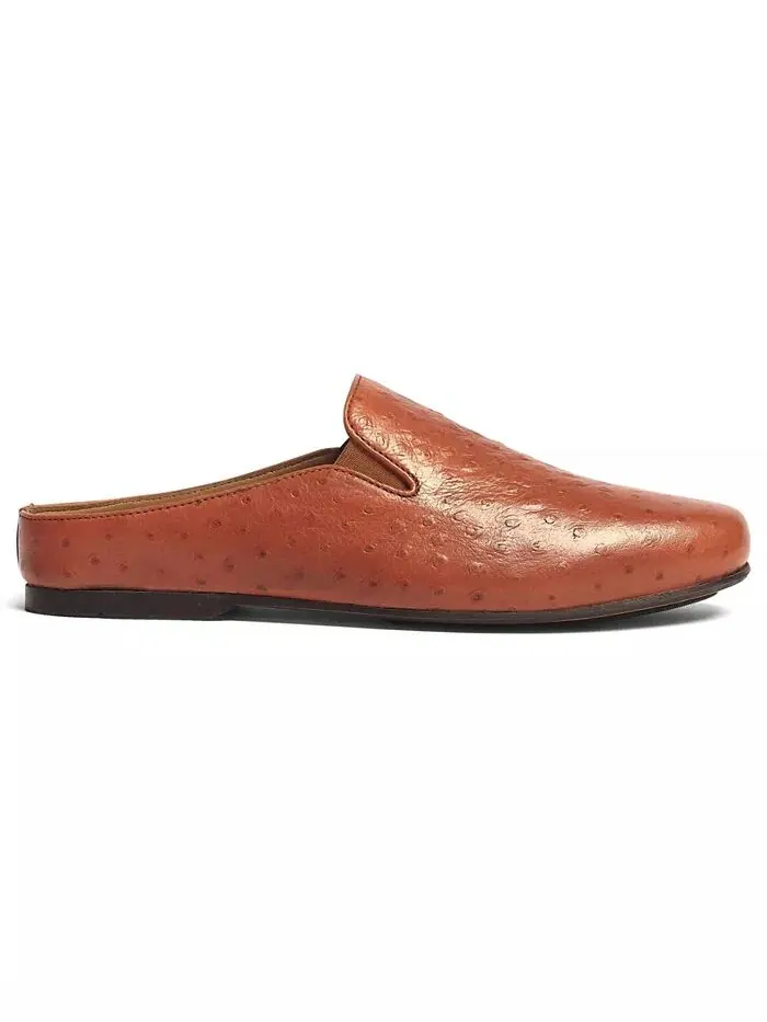 Мужские туфли-лодочки Achilles Mule Slip-On Carlos by Carlos Santana — изображение 2 из 5, бежевый