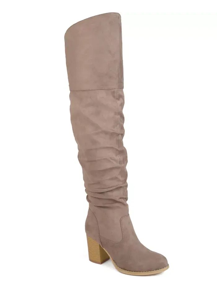 Женские сапоги Kaison до колена на устойчивом каблуке Journee Collection