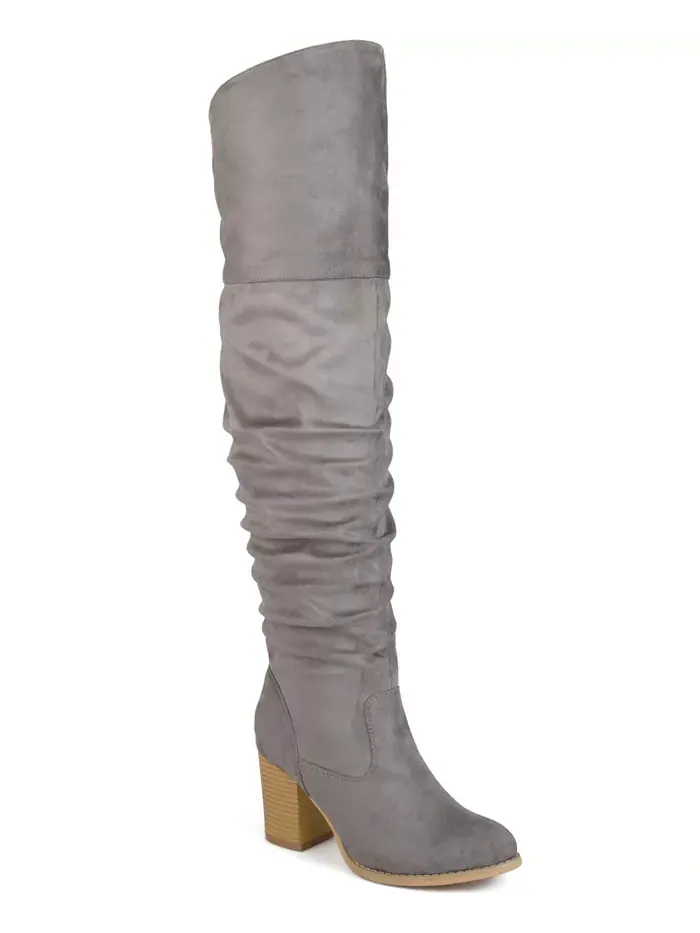 Женские сапоги Kaison до колена на устойчивом каблуке Journee Collection