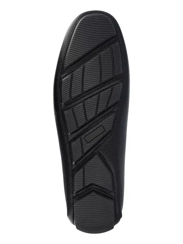 Мужские мокасины без шнуровки Griffin Tru Comfort для вождения из пеноматериала Vance Co. — изображение 5 из 5, черный