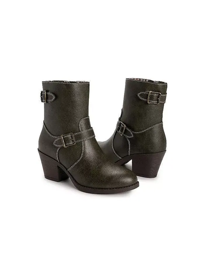Женские ботинки Yellowstone Yeats MUK LUKS — изображение 3 из 3, темный оливковый