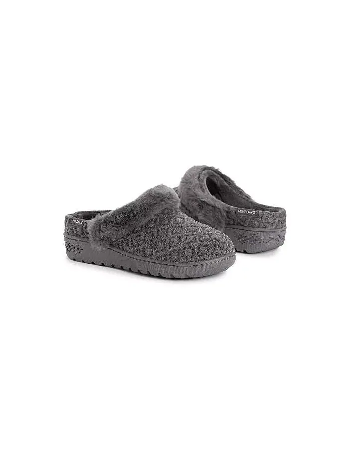 Женские клоги Quianna Lee MUK LUKS — изображение 3 из 4, серый
