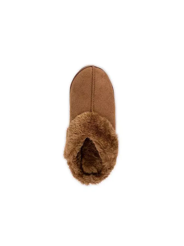 Женские замшевые клоги-тапочки MUK LUKS — изображение 5 из 6, коричневый/коричневый