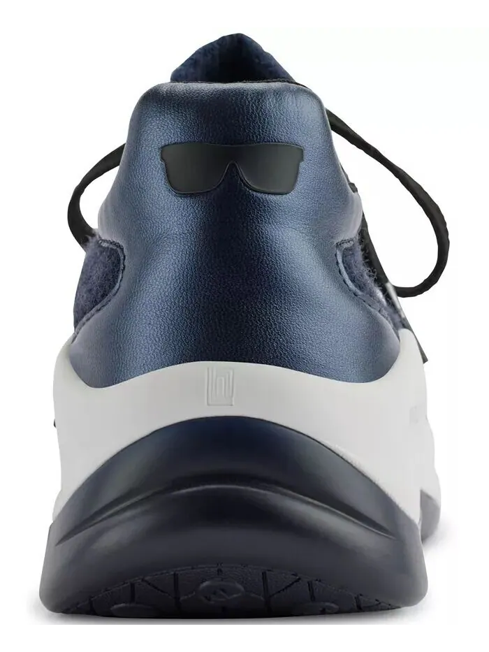 Женские кроссовки Carsyn Lace Up KARL LAGERFELD PARIS — изображение 3 из 5, темно-синий/черный