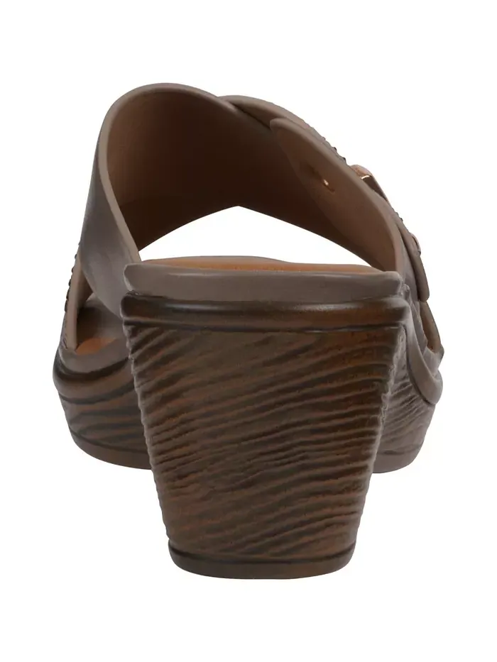 Женские сандалии Ash Crisscross на платформе GC Shoes — изображение 3 из 5, тауп