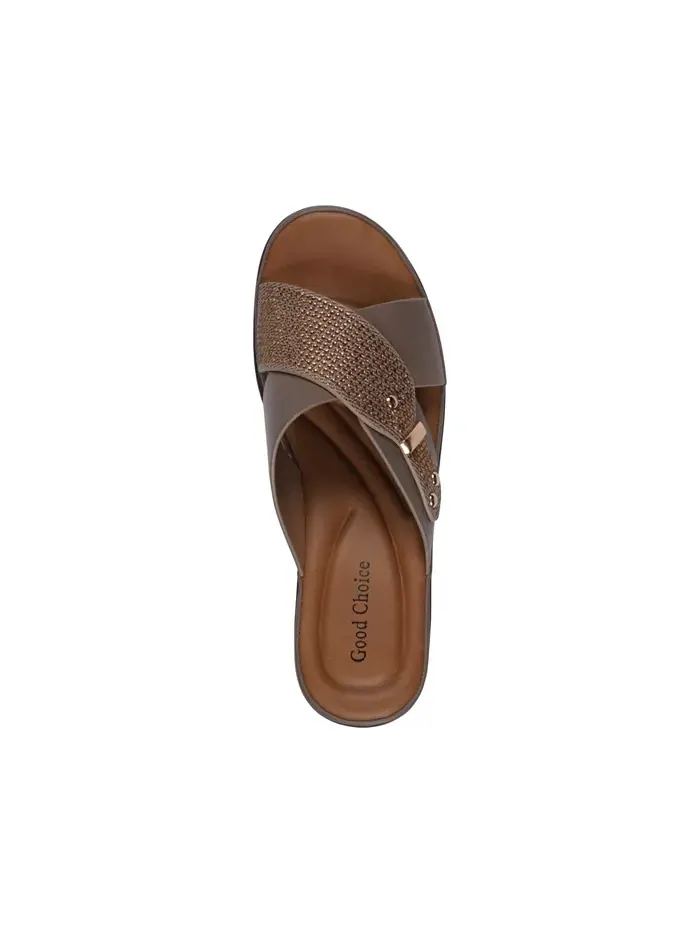 Женские сандалии Ash Crisscross на платформе GC Shoes — изображение 4 из 5, тауп