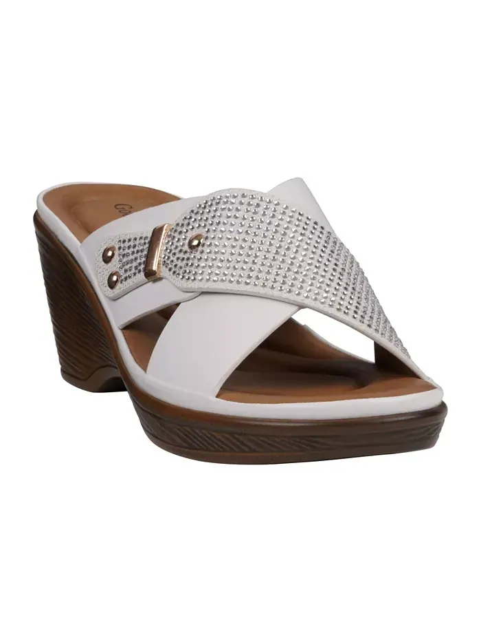 Женские сандалии Ash Crisscross на платформе GC Shoes — изображение 1 из 5, белый