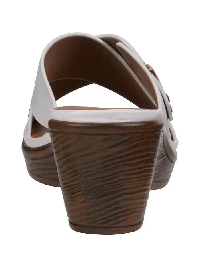 Женские сандалии Ash Crisscross на платформе GC Shoes — изображение 3 из 5, белый