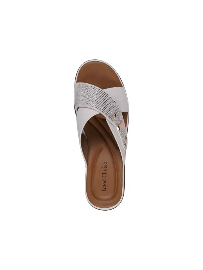 Женские сандалии Ash Crisscross на платформе GC Shoes — изображение 4 из 5, белый