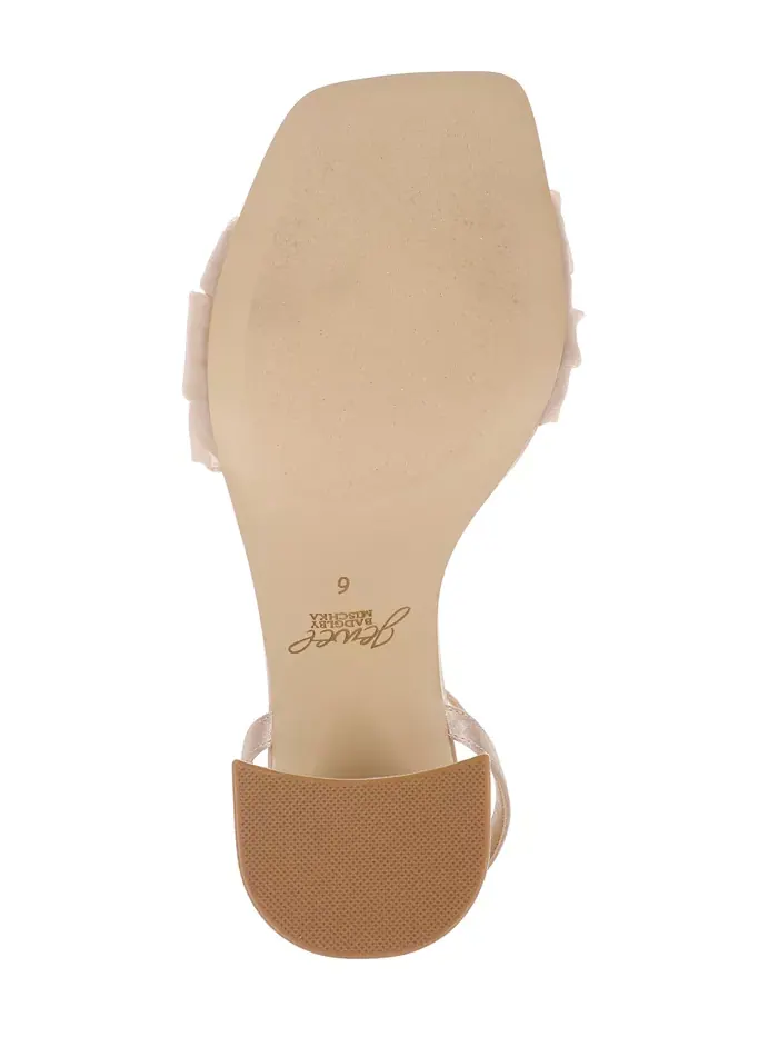 Женские сандалии Fayola Dress Knot Jewel Badgley Mischka — изображение 5 из 5, бежевый