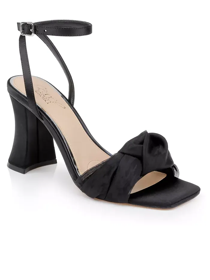 Женские сандалии Fayola Dress Knot Jewel Badgley Mischka — изображение 1 из 1, темно-синий