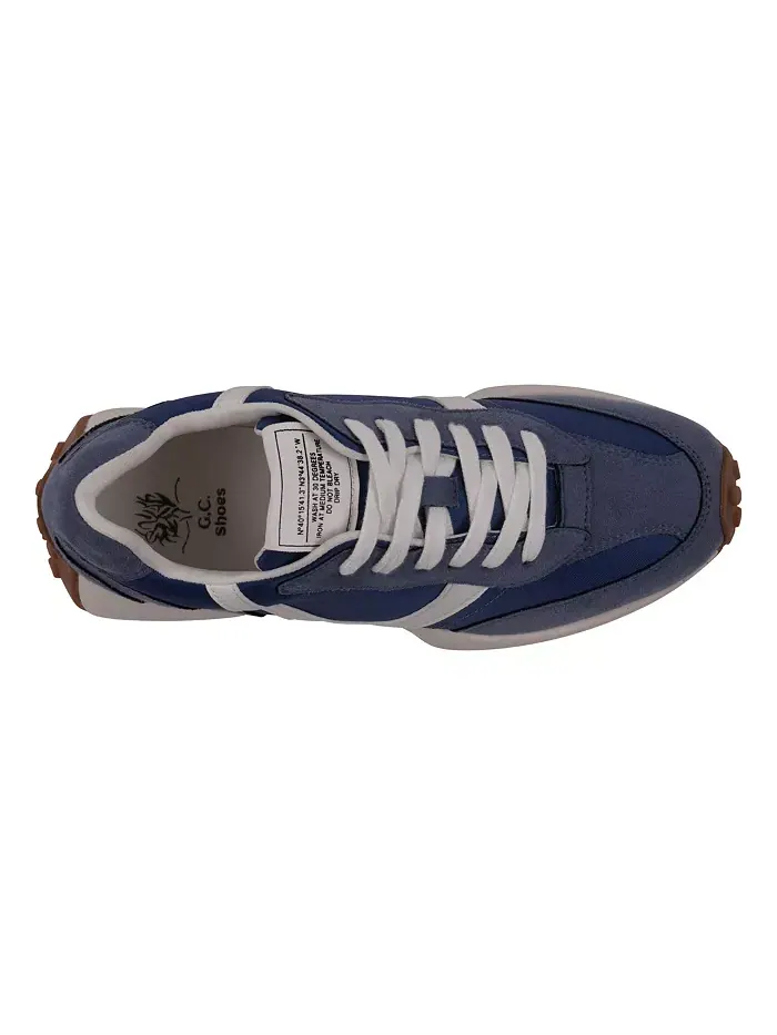 Женские кроссовки Howell в ретро-стиле со шнуровкой Gc Shoes — изображение 4 из 5, синий