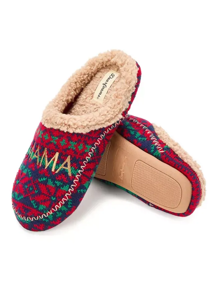 Женские тапочки-кроки Mama Bear Dearfoams — изображение 3 из 5, серый