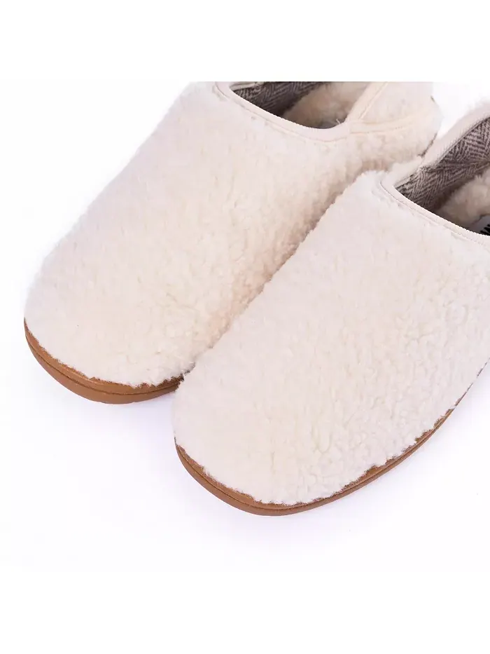 Женские тапочки Packaway из ткани со складным каблуком Minnetonka — изображение 2 из 6, бежевый