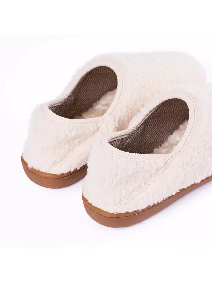 Женские тапочки Packaway из ткани со складным каблуком Minnetonka — изображение 5 из 6, бежевый