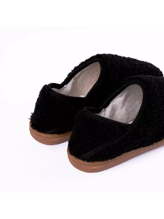 Женские тапочки Packaway из ткани со складным каблуком Minnetonka — изображение 5 из 6, черный
